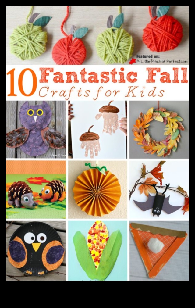 10 φθινοπωρινές χειροτεχνίες για παιδιά για να φτιάξουν 1 Φθινοπωρινές απολαύσεις DIY: Χειροποίητες χειροτεχνίες για να καλωσορίσετε το φθινόπωρο