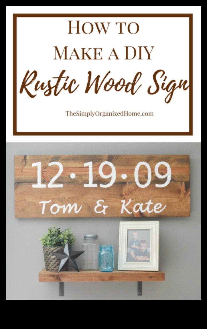 Ξύλινες επιγραφές σπιτιού DIY: Εξατομίκευση του χώρου σας με λέξεις