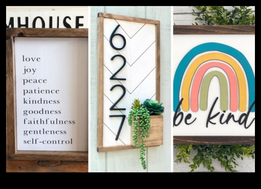 Ξύλινες επιγραφές σπιτιού DIY: Εξατομίκευση του χώρου σας με λέξεις