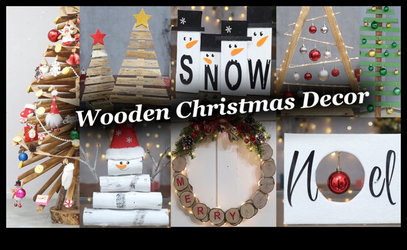 DIY Ξύλινα Χριστουγεννιάτικα Στολίδια: Δημιουργία εορταστικής διακόσμησης για τις γιορτές