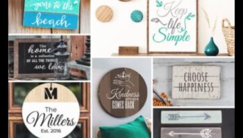 Ξύλινες επιγραφές σπιτιού DIY: Εξατομίκευση του χώρου σας με λέξεις