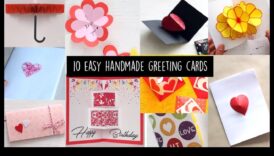 Ευχετήριες τραπουλόχαρτα DIY 10 Easy Papercraft Projects 5 Ευχετήριες κάρτες DIY Papercraft: Χειροποίητες ευχές για αγαπημένα πρόσωπα