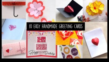 Ευχετήριες κάρτες DIY Papercraft: Χειροποίητες ευχές για αγαπημένα πρόσωπα